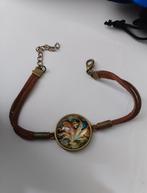 Bruine Octopus Armband, Sieraden, Tassen en Uiterlijk, Ophalen of Verzenden, Nieuw, Bruin, Overige materialen