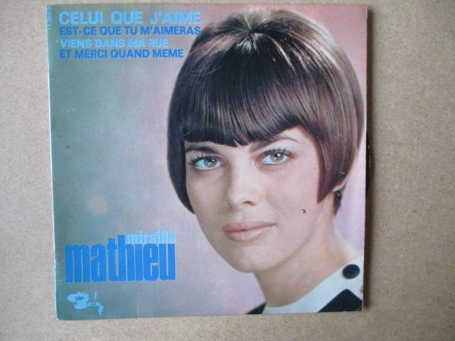 s3303 mireille mathieu - celui que j'aime, Ophalen, Gebruikt, Overige genres, 7 inch