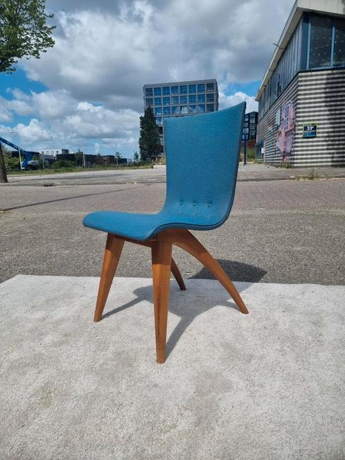 Vintage eetkamerstoel van Os jaren swing 50, Huis en Inrichting, Stoelen, Zo goed als nieuw, Eén, Ophalen