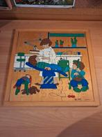 Grote montessori Rolf school puzzel bij de tandarts, Ophalen of Verzenden, 10 tot 50 stukjes, Gebruikt