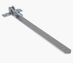 Verstelbare duimheng 60 cm, zware kwaliteit, verzinkt, Ophalen, Nieuw, IJzer, Scharnier