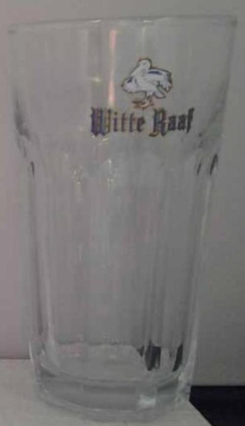Bierglas Witte Raaf, Verzamelen, Biermerken, Gebruikt, Glas of Glazen, Hertog Jan, Ophalen of Verzenden
