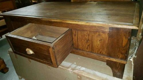 Antique engels salontafel, Tuin en Terras, Terrasdelen en Vlonders, Zo goed als nieuw, Hout, Ophalen
