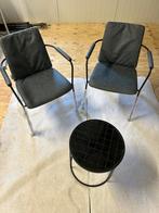 Zuiver Fab armstoel Grijs - Prijs 2 stuks, Twee, Nieuw, Ophalen of Verzenden, Metaal