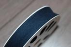 Biaisband katoen 20mm - Donker blauw #1634, Hobby en Vrije tijd, Ophalen of Verzenden, Nieuw, Lint, Band of Elastiek