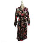 Zwarte kimono paradise Imbarro onesize 113 cm leuk als kado, Kleding | Dames, -, -, Ophalen of Verzenden, '-
