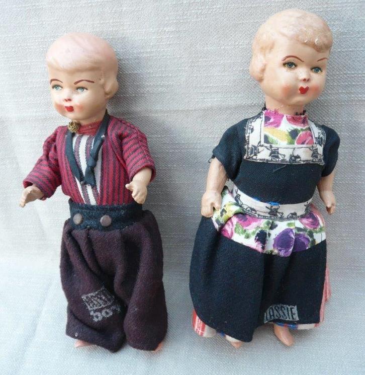 Lassie klederdrachtpopjes (spaaractie oud), Verzamelen, Poppen, Gebruikt, Pop, Ophalen of Verzenden