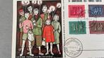 25e Annivesaire Des Timbres Caritas 1953 1e dag luxemburg, Ophalen of Verzenden, Europa