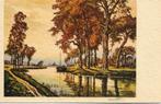 Francis Roth- -Rivierlandschap., Verzamelen, Ansichtkaarten | Themakaarten, Verzenden, 1920 tot 1940, Gelopen, Overige thema's