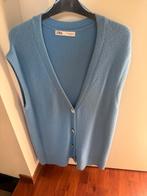 Zara Lichtblauwe Vest Maat M lang, Kleding | Dames, Truien en Vesten, Ophalen of Verzenden, Zo goed als nieuw, Maat 38/40 (M)