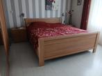 Complete slaapkamerset: bed, kledingkast, nachtkastjes, Ophalen, Gebruikt, Tweepersoons