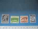 4 Postzegels, serie 1944-1946 Londense Uitgifte WW2, Postzegels en Munten, Postzegels | Nederland, Ophalen of Verzenden, Na 1940
