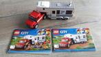 Lego city pick-up truck & caravan 60182, Complete set, Ophalen of Verzenden, Lego, Zo goed als nieuw