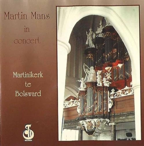 OrgelCD: Martin Mans - In concert - Martinikerk Bolsward, Cd's en Dvd's, Cd's | Religie en Gospel, Zo goed als nieuw, Koren of Klassiek