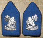 Setje Kraagstukken Huzaren van Boreel, Ophalen of Verzenden, Landmacht, Nederland, Embleem of Badge
