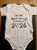 Rompertje met tekst 3-6 maanden - Nieuw, Kinderen en Baby's, Babykleding | Maat 50, Ophalen, Nieuw, Jongetje of Meisje, Nacht- of Onderkleding