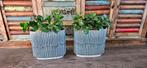 2 vazem van Mica, Tuin en Terras, Overige materialen, Minder dan 30 cm, Rond, Ophalen of Verzenden