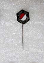 emaille voetbal speld Supp. Ver. Feyenoord, Verzamelen, Ophalen of Verzenden, Gebruikt, Sport, Speldje of Pin