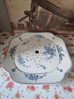 Uitlekschaal met treef meibloem petrus regout, Antiek en Kunst, Ophalen of Verzenden