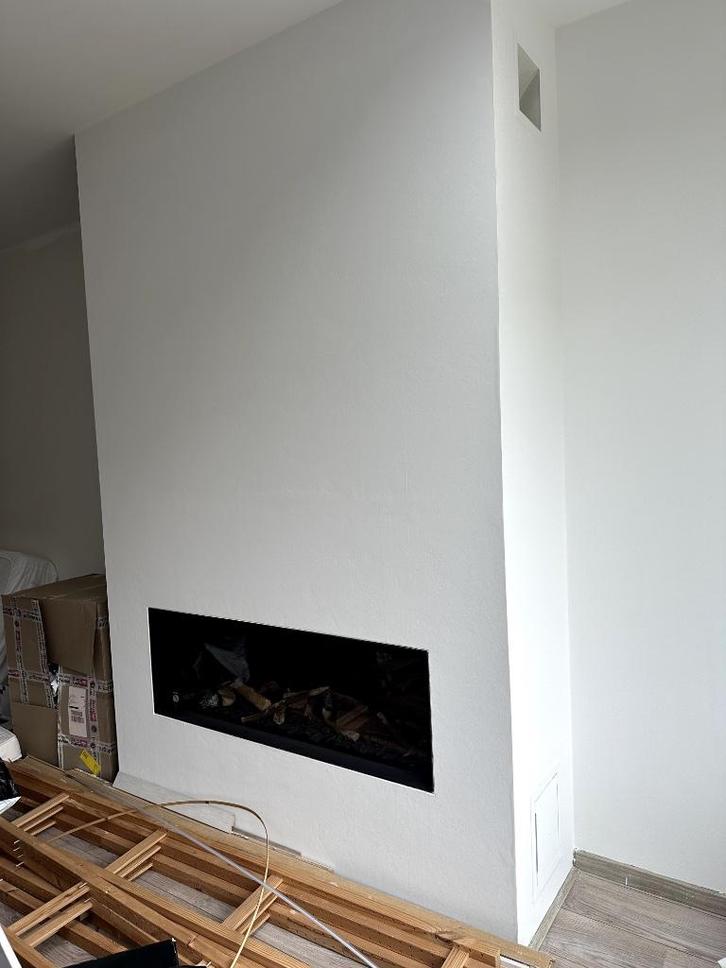 Open haard Kal-Fire Fairo 120 ECO-Line, aardgas, Huis en Inrichting, Haarden, Gebruikt, Houthaard, Ophalen