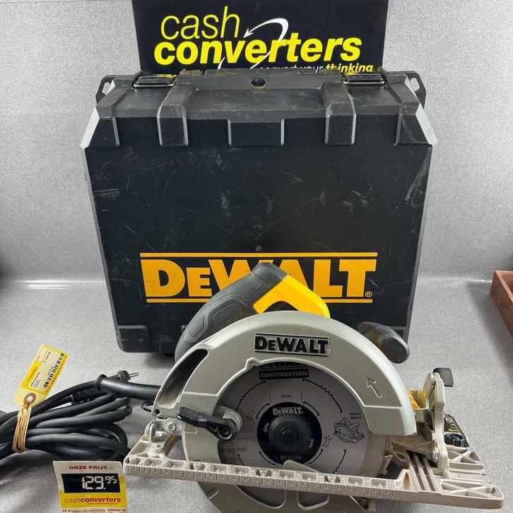 Dewalt DWE 576 afkortzaag | in koffer | 391615, Doe-het-zelf en Verbouw, Gereedschap | Zaagmachines, Gebruikt, Afkortzaag, 1200 watt of meer