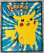 Pikachu poster ingelijst, Ophalen, Zo goed als nieuw, Wanddecoratie