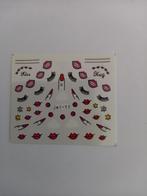 Velletje nagel water decals stickers jel-11 mond nagel wenkb, Nieuw, Toebehoren, Handen en Nagels, Verzenden