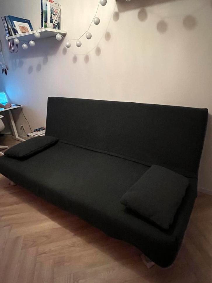 Ikea beddinge slaapbank - Donkergrijs, Huis en Inrichting, Slaapkamer | Slaapbanken, Zo goed als nieuw, 140 cm, 200 cm, Tweepersoons