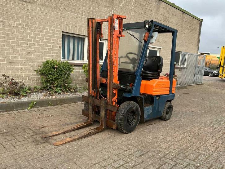 1992 Toyota 02-5FD 15 Vorkheftruck, Zakelijke goederen, Machines en Bouw | Heftrucks en Intern transport, Heftruck, Overige aandrijving