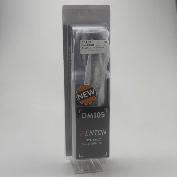 Vonyx DM105 Dynamic Microphone | Nieuw in doos, Muziek en Instrumenten, Microfoons, Zo goed als nieuw