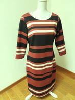 V76 EXPRESSO aparte jurk travelstof zwart bruin M 38/40, Kleding | Dames, Maat 38/40 (M), Bruin, Expresso, Ophalen of Verzenden