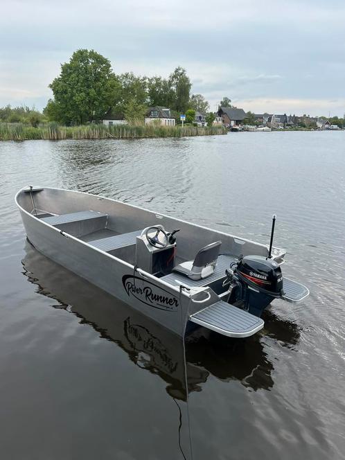 Aluminiumjon: River-Runner 600 onzinkbaar 20 pk Yamaha sport, Watersport en Boten, Vis- en Consoleboten, Nieuw, 30 tot 50 pk, 3 tot 6 meter