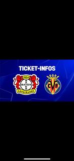 Leverkusen vs villareal tickets, Tickets en Kaartjes, Twee personen