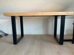 Industriële stalen tafelpoten U-vorm, Huis en Inrichting, Tafels | Eettafels, Minder dan 50 cm, Gebruikt, 50 tot 100 cm, Rond