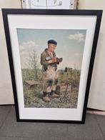 Marius van Dokkum landbouwer, Ophalen of Verzenden, 75 cm of meer, 50 tot 75 cm, Print