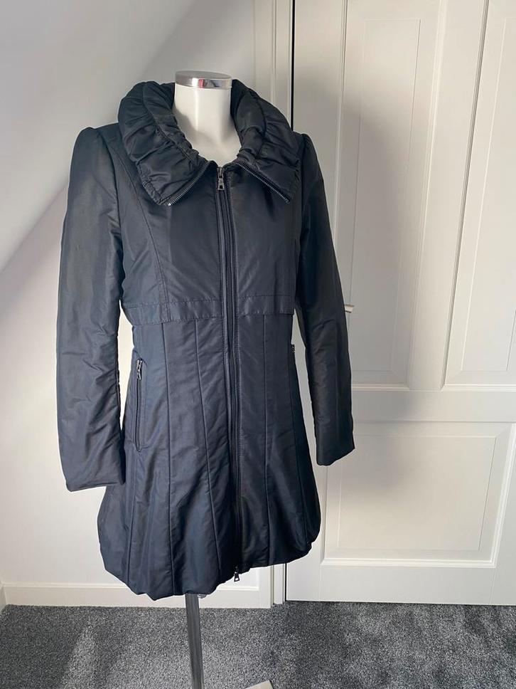 (NIEUW) Prachtige zwarte CREENSTONE winterjas maat 38, Kleding | Dames, Jassen | Winter, Zo goed als nieuw, Maat 36 (S), Zwart