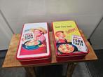 2 LEUKE "KELLOGG'S CORN FLAKES" TROMMELS, Huis en Inrichting, Ophalen of Verzenden, Gebruikt