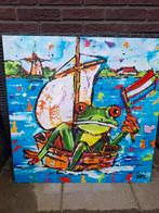Schilderij van Corry leushuis, Antiek en Kunst, Kunst | Schilderijen | Modern, Ophalen of Verzenden