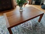 Eikenhouten salontafel. Heel goed geen gebruikerssporen, 100 tot 150 cm, Zo goed als nieuw, Minder dan 50 cm, Rechthoekig
