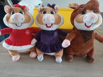Albert Heijn kerst hamsters / kersthamsters / 3 stuks beschikbaar voor biedingen