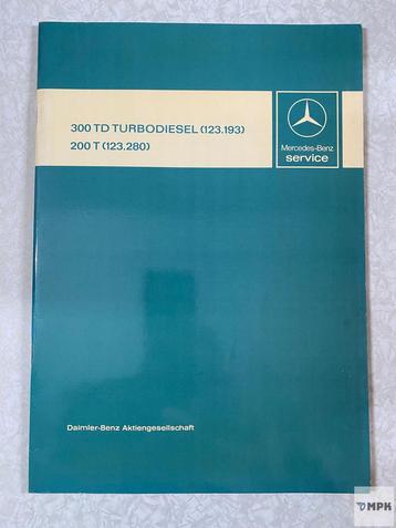 Manuel d’Atelier Mercedes-Benz 300 TD 200 T W123 1980 FR beschikbaar voor biedingen