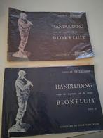 Blokfluit Handleiding Gerrit Vellekoop - Deel 1 & 2, Gebruikt, Klassiek, Les of Cursus, Ophalen of Verzenden