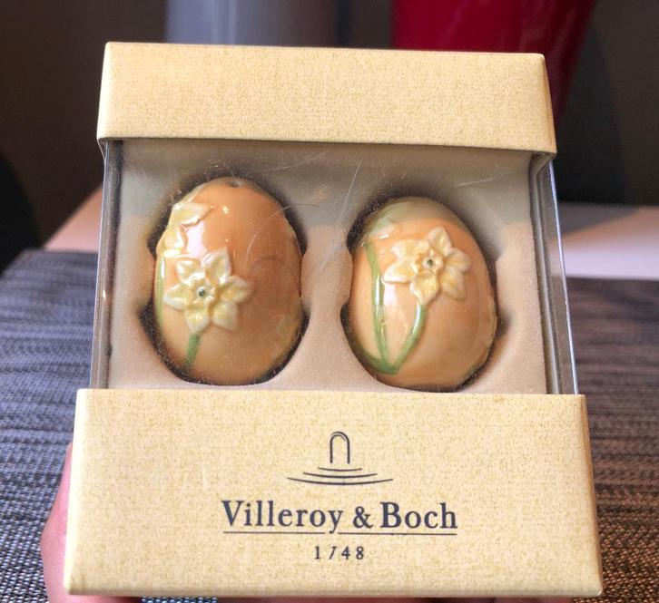 Villeroy & Boch Easter Fantasy eggs - yellow flowers, Diversen, Pasen, Nieuw, Ophalen of Verzenden