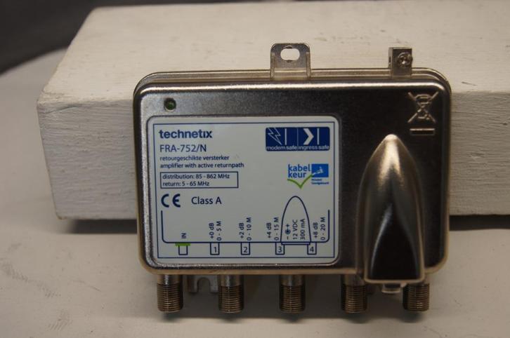 Signaalversterker Technetix FRA-752/N, Audio, Tv en Foto, Televisie-accessoires, Zo goed als nieuw, Ophalen of Verzenden