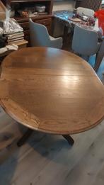 Uitschuifbare ovale eettafel, Huis en Inrichting, Tafels | Eettafels, Ophalen of Verzenden