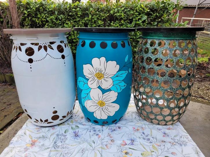 Unieke bijzettafels, Huis en Inrichting, Tafels | Bijzettafels, Nieuw, Rechthoekig, 60 cm of meer, 75 cm of meer, Ophalen