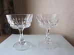 Drie mooie cristal d'arques model Pompadour coupes , Antiek en Kunst, Antiek | Glas en Kristal, Verzenden