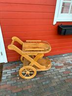 Mooie Drank kar, Huis en Inrichting, Tafels | Bijzettafels, Zo goed als nieuw, 60 cm of meer, Rechthoekig, Hout