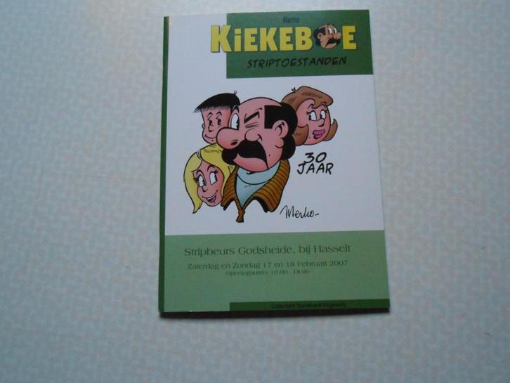 Striptoestanden kiekeboe 2007 1ste druk., Boeken, Stripboeken, Nieuw, Eén stripboek, Ophalen of Verzenden