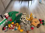 Grote set fisher-price geotrax rail & roadset, Kinderen en Baby's, Speelgoed | Fisher-Price, Verzenden, Zo goed als nieuw, Speelset
